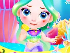 Baby Mermaid Caring Games