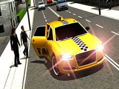 Crazy Taxi Car Simulation Game 3D