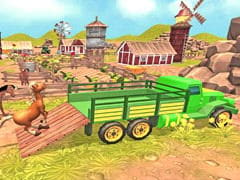 Farm Animal Truck Transporter Game