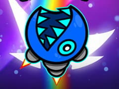 Geometry Neon Dash Rainbow