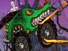 Halloween Trucks Jigsaw
