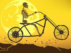 Halloween Wheelie Bike