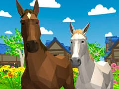 Horse Family Animal Simulator 3D 2