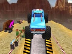 Monster Truck Tricky Stunt Race Game