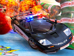 Police Car Stunts Racing