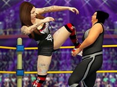 Real Women Wrestling Ring Fighting