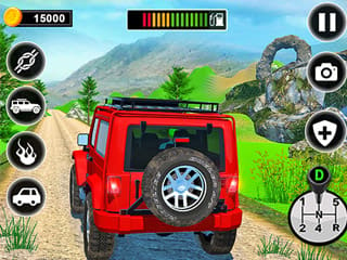 Super Jeep Mega Ramp Driving