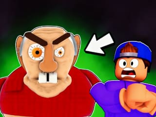 Escape From Evil Grandpa Obby!