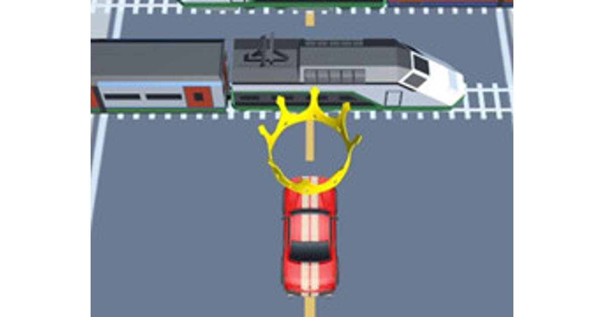 car vs train track