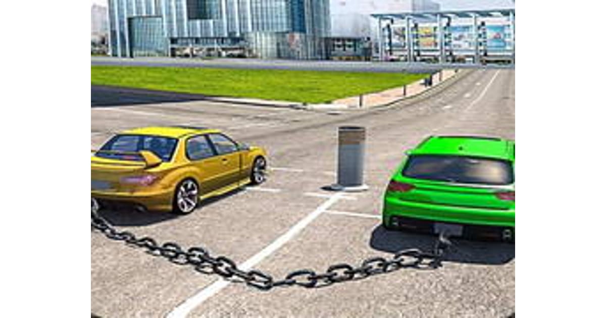 Chained Cars Impossible Tracks Game Play Now