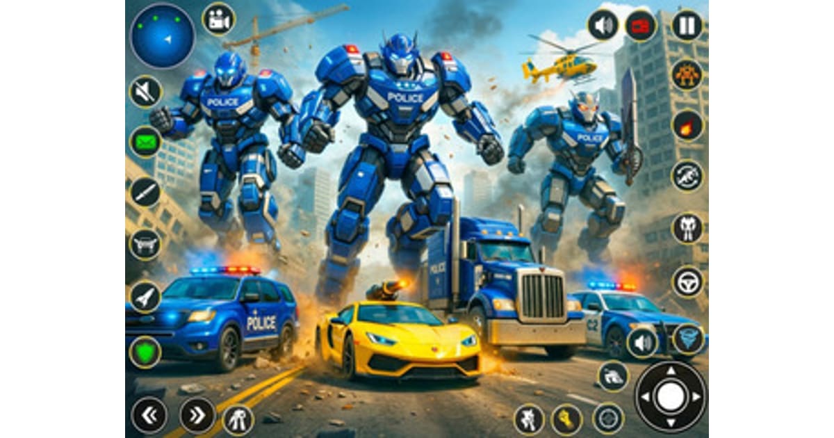 City Police Robot - Car Chase Game Unblocked