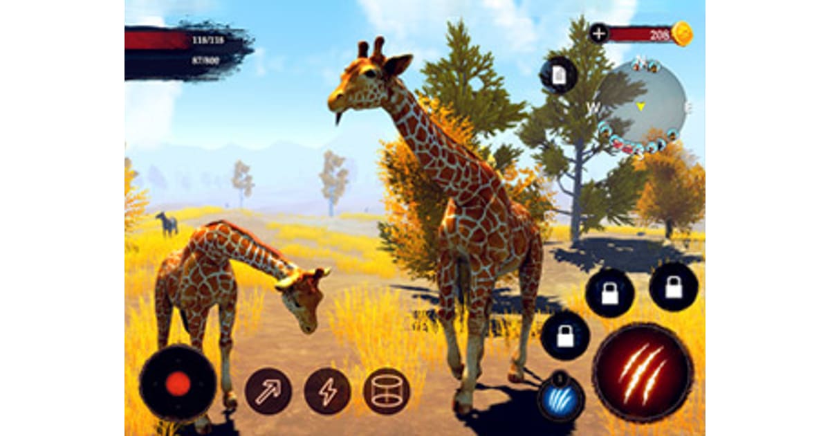 Giraffe Battle.io - Animal Evolution Game