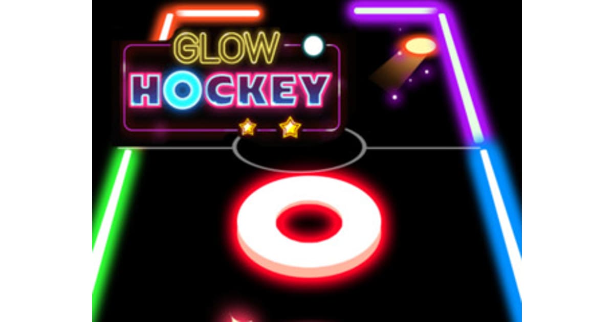 Glow Hockey Online: Ball Games Unblocked