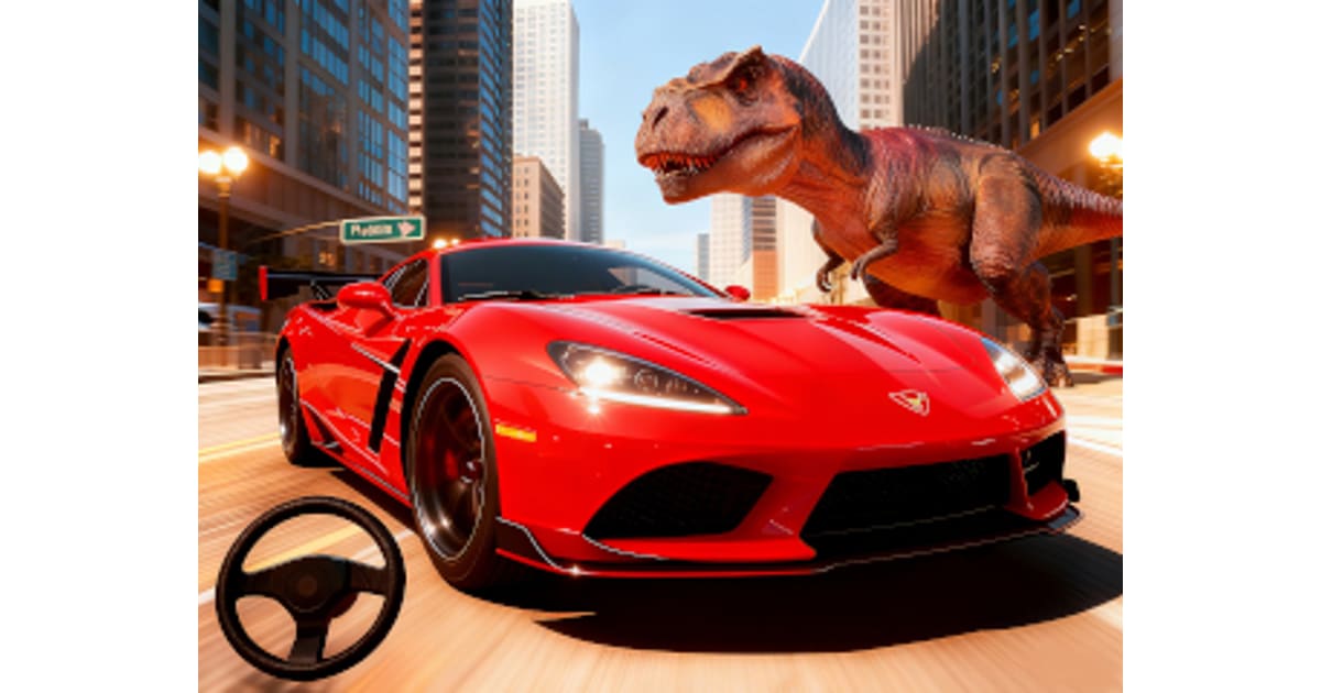 Driving Game: Race With Dinosaurs | Bestgames