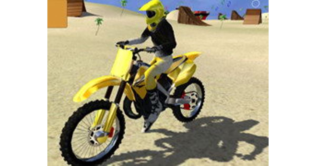 Racing Moto: Beach Jumping Simulator - Play Now - BestGames.Com