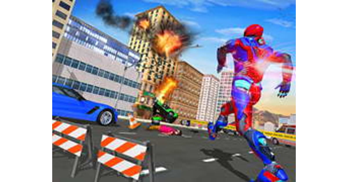 Superhero Police Speed Hero: Rescue Mission - Play Now - BestGames.Com