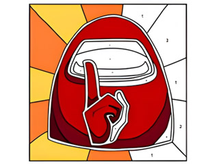 Download Among Us Coloring Book Play Among Us Coloring Book Online At Bestgames Com