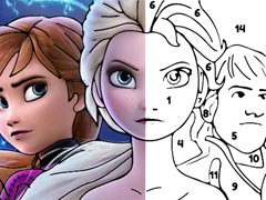 Color By Number With Frozen II