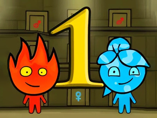 Fireboy and Watergirl 1 Forest Temple - free online game