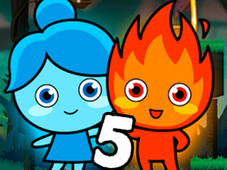 FIREBOY AND WATERGIRL 5 ELEMENTS Online 