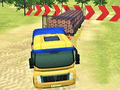 Modern Offroad Uphill Truck Driving