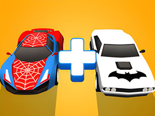 Superhero Car Merge Master